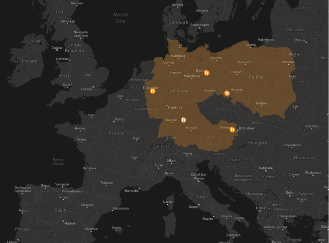 Lokalizacje biur Humanus